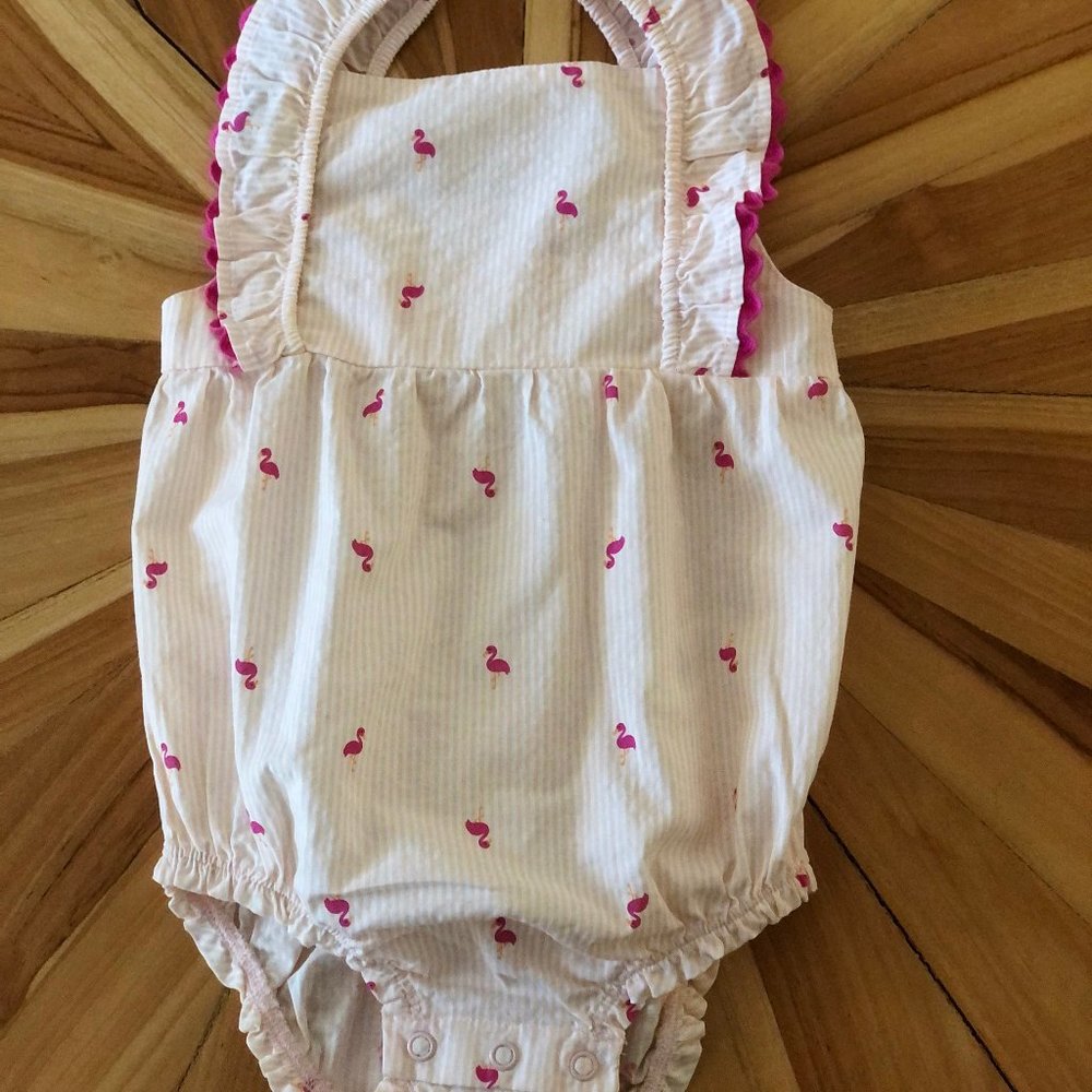 Carter's 18M Pink Flamingo One piece
